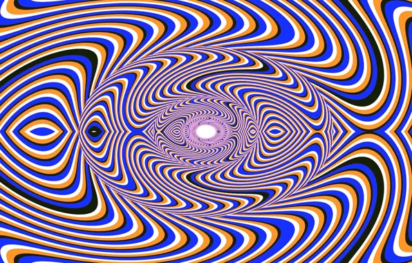 Color, Line, Background, Funnel, Illusion, Optical illusion, Illusion