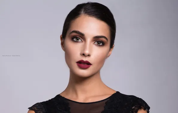 Picture eyes, look, girl, face, portrait, makeup, beautiful, Maurizio Tancredi