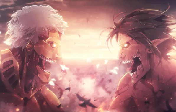 Monster, anime, fight, asian, giant, manga, japanese, asiatic