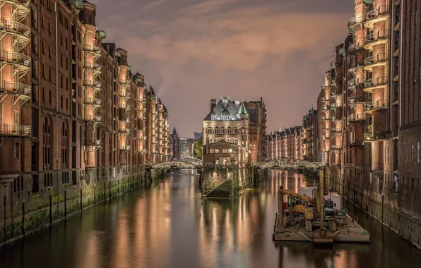 Picture night, Germany, Hamburg