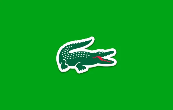 Picture Red, Green, Lacoste, Style, White, Wallpaper, Minimalism