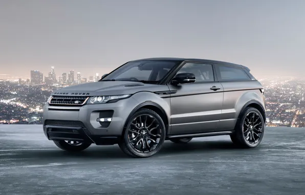 Picture the sky, the city, coupe, panorama, Victoria Beckham, Victoria Beckham, Land Rover, Range Rover