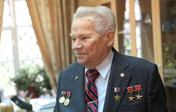Picture medals, 10.11.1919 - 23.12.2013, the Creator of the legendary machine, weapons designer, Mikhail Timofeevich Kalashnikov