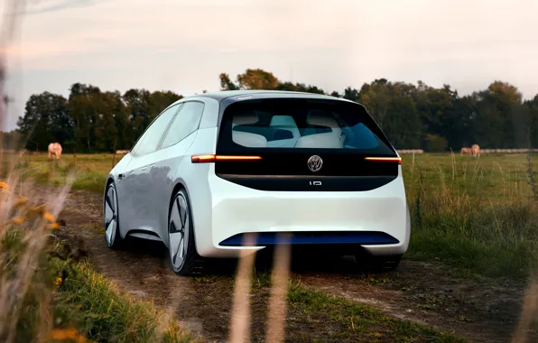 Picture Concept, Volkswagen, The concept, Volkswagen, Back, Electric, Electric SUV, I.D. Crozz