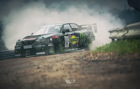 Auto, Smoke, Machine, Drift, Toyota, Rendering, Chaser, Toyota Chaser