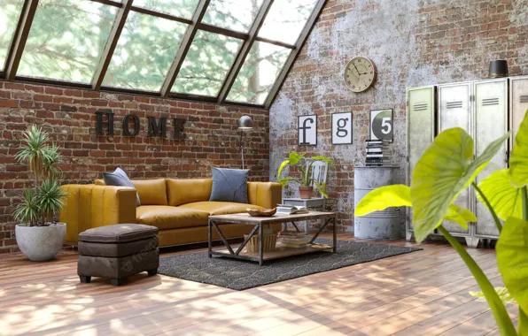 Wallpaper room, ladder, living room, design with grunge walls loft style,  industrial-style interior, design with grunge walls in loft style, industrial  style interior for mobile and desktop, section интерьер, resolution  2000x1250 