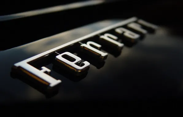 Machine, The inscription, Ferrari, Logo