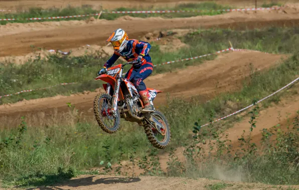 Jump, sport, athlete, bike, motocross