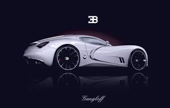 Concept, Auto, Bugatti, The concept, Bugatti, Car, Supercar, Gangloff