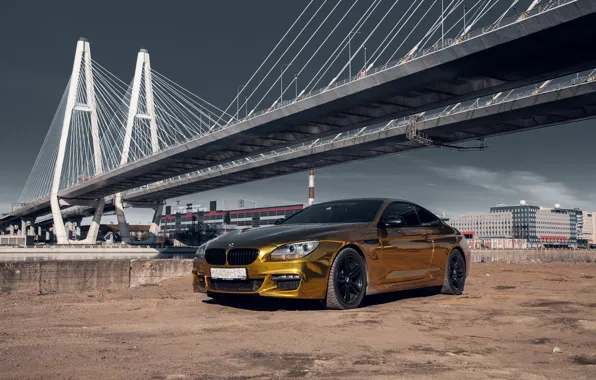 Car, machine, auto, bridge, city, fog, race, bmw