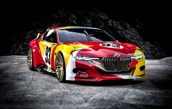 Picture car, bmw, hommage, csl 3.0