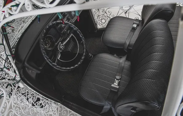 Interior, 1970, Volkswagen Beetle, 1985, the only instance, the only instance, Volkswagen Beetle Casa Linda …