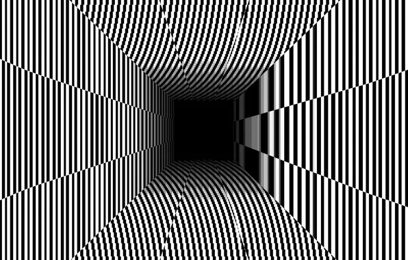 Picture Line, Background, The tunnel, Illusion, Optical illusion, Cheating, Illusion