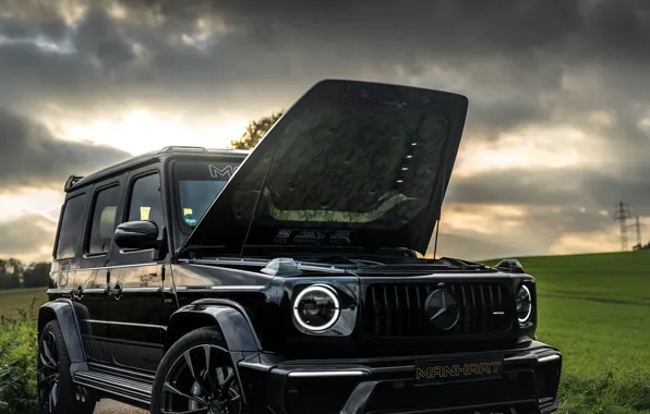 Mercedes-Benz, the hood, AMG, Inferno, G-Class, Gelandewagen, G63, Manhart