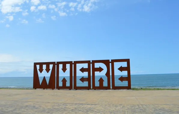 Picture sea, beach, Georgia, WHERE
