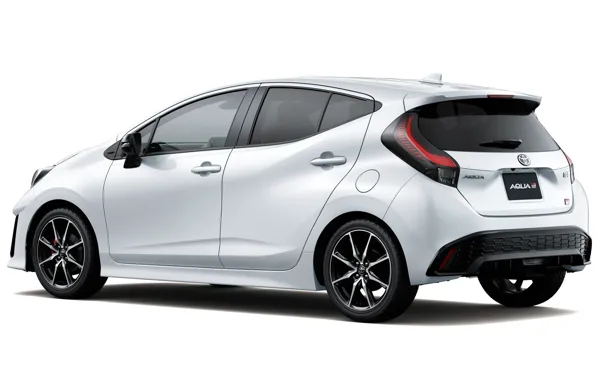 White background, Toyota, Aqua, GR Sport, Toyota Aqua GR Sport