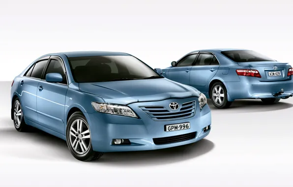 Picture white background, Toyota, Toyota, Camry, Camry
