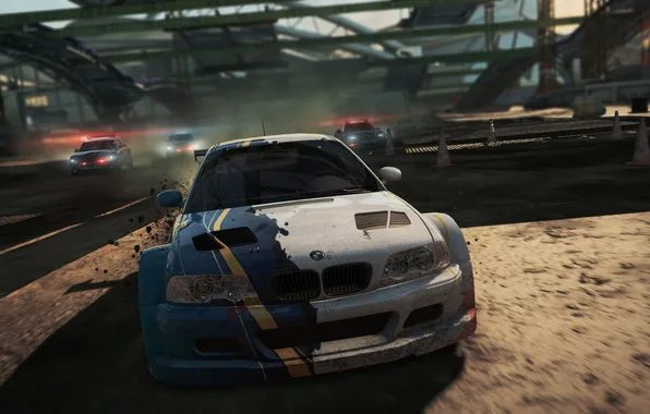 Picture game, NFS, 2012, police, Most Wanted, Need for speed, BMW M3 GTR