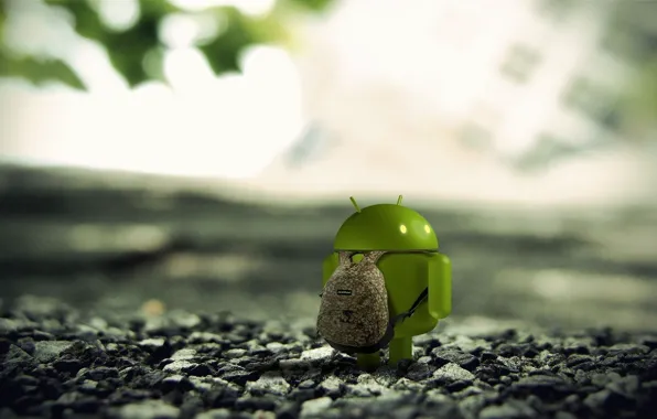 Picture forest, Android, backpack, android