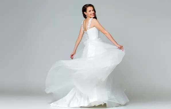 Picture look, joy, happiness, smile, background, mood, makeup, dress