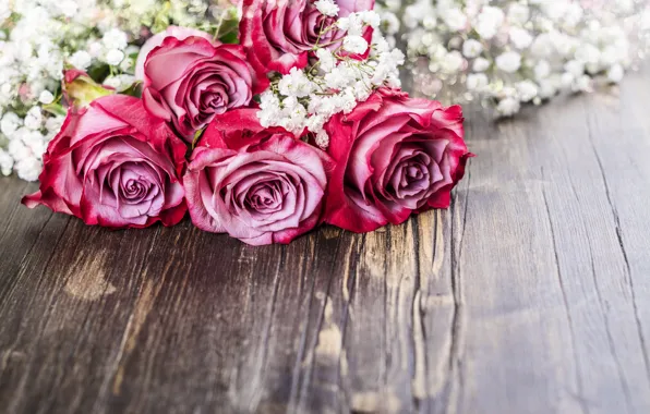 Flowers, roses, bouquet, pink, white, Olena Rudo