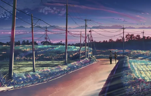 Picture road, anime, 5 centimeters per second