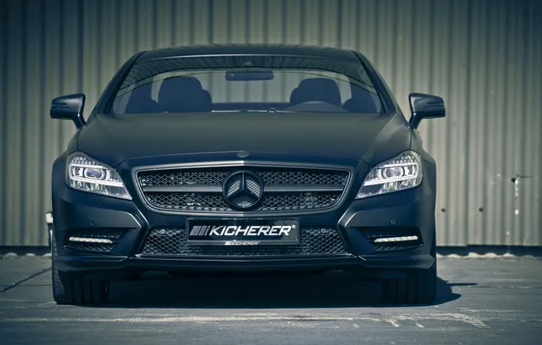 Picture car, machine, tuning, kicherer, mercedes cls edition black, 2995x2000