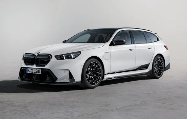 BMW, White, BMW M5, Wagon