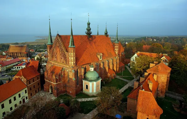 Picture Poland, Poland, Cathedral, Warmian-Masurian, Cathedral Hill, Frombork, Mrs castle, Frombork