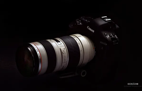 Picture the camera, lens, Canon, EOS-1D X, Canon EF 70-200mm F2.8L