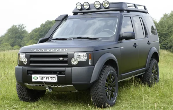 Background, black, jeep, SUV, Land Rover, the front, Land Rover, Discovery 3