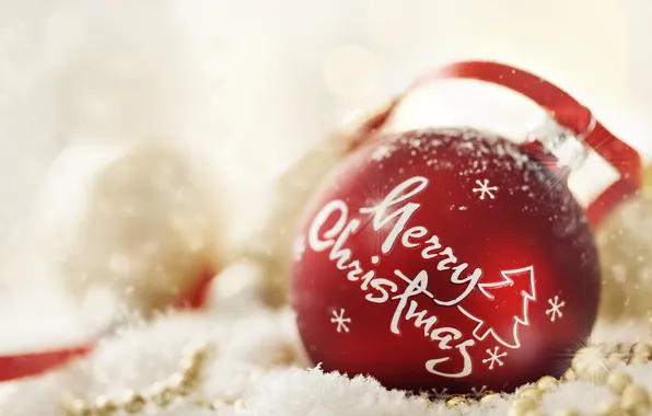 Picture holiday, the inscription, new year, Christmas, ball toy