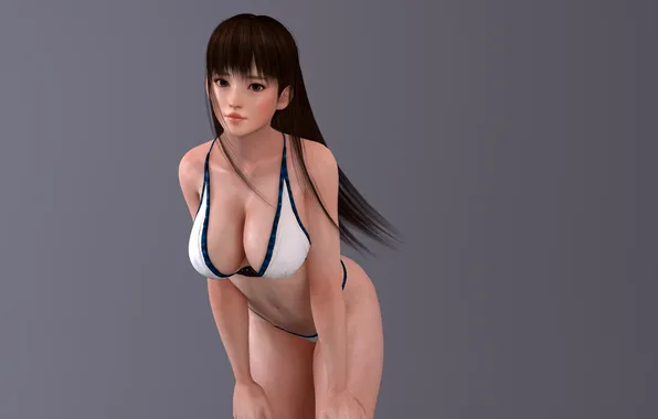 Chest, girl, body, bikini, Dead or Alive, lei fang