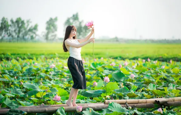 Girl, Lily, Asian