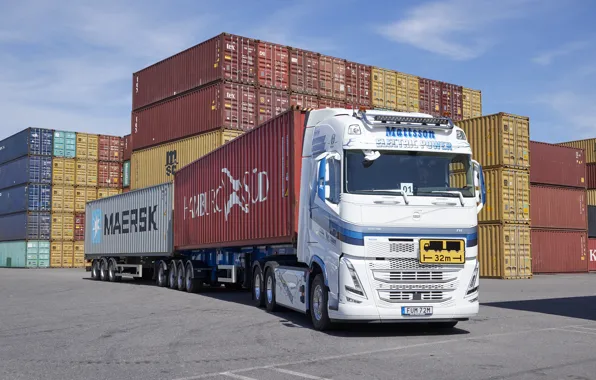 Volvo, port, container, fh electric power