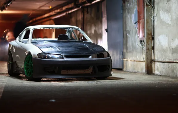 Picture nissan, drift, tuning, silvia, s13
