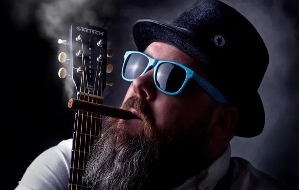 Blues, cigars, guitars