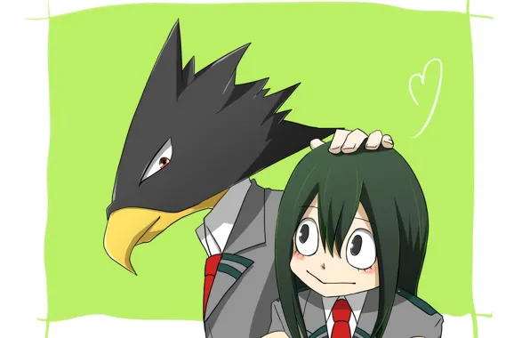 Girl, guy, Boku No Hero Academy, My Hero Academy, The Tsui Usui, Foliage Tamiami