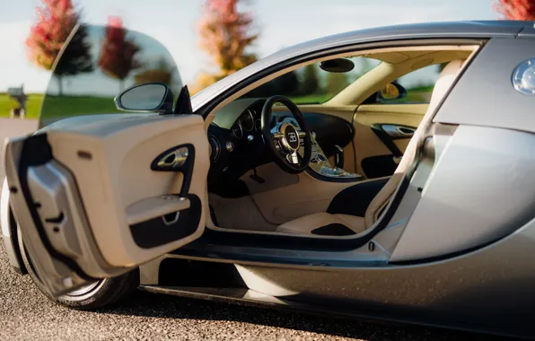 Bugatti, Veyron, Bugatti Veyron, 16.4, car interior