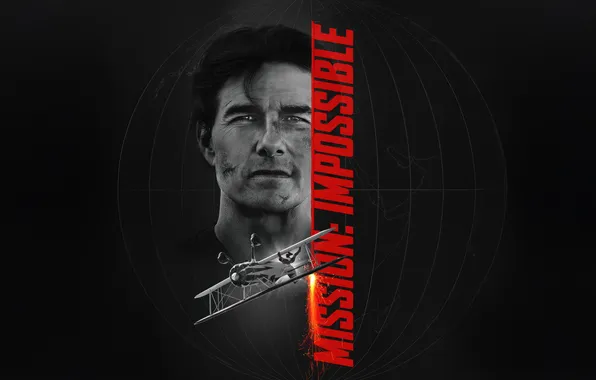 Fire, the inscription, black and white, agent, black background, the plane, action, poster