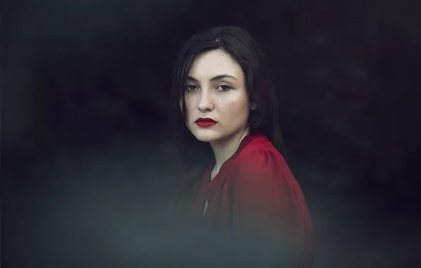 Look, face, model, lipstick, Isabella