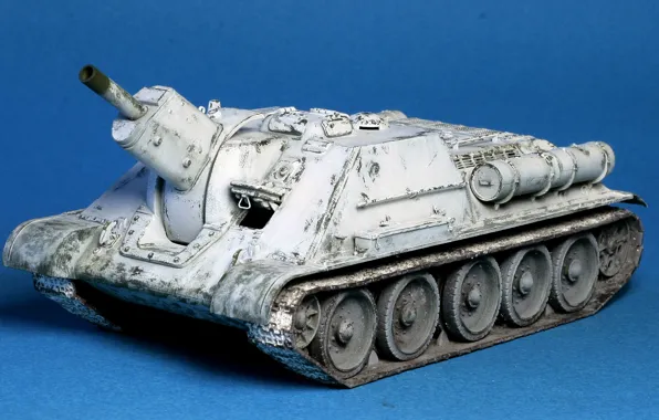 Picture toy, self-propelled unit, SU-122, model