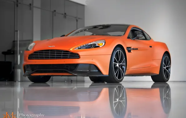 Picture 2012, aston martin, orange, vanquish