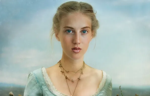 Look, portrait, girl