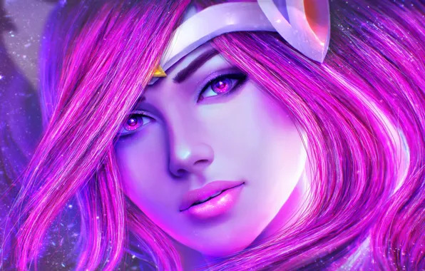 Girl, face, beauty, art, lol, Lux, League of Legends, The Lady of Luminosity