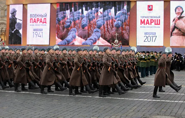Holiday, area, soldiers, parade, May 9