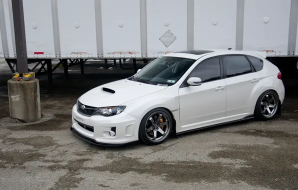 Turbo, white, wheels, subaru, japan, wrx, impreza, jdm