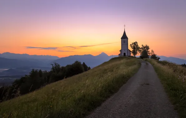 Sunrise, Slovenia, Jamnik