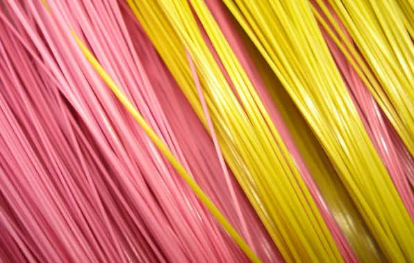 Yellow, pink, fabric, Texture, thread