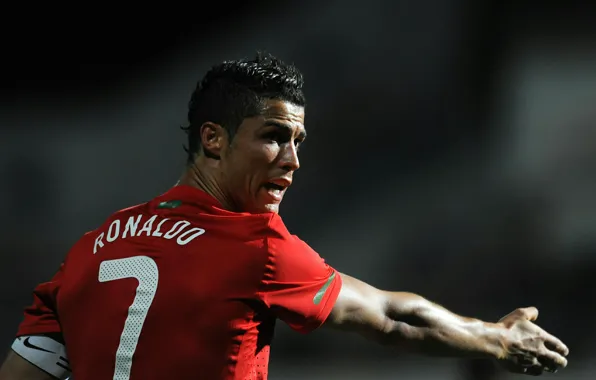 Download Cristiano Ronaldo Manchester United Jersey Uniforms Wallpaper